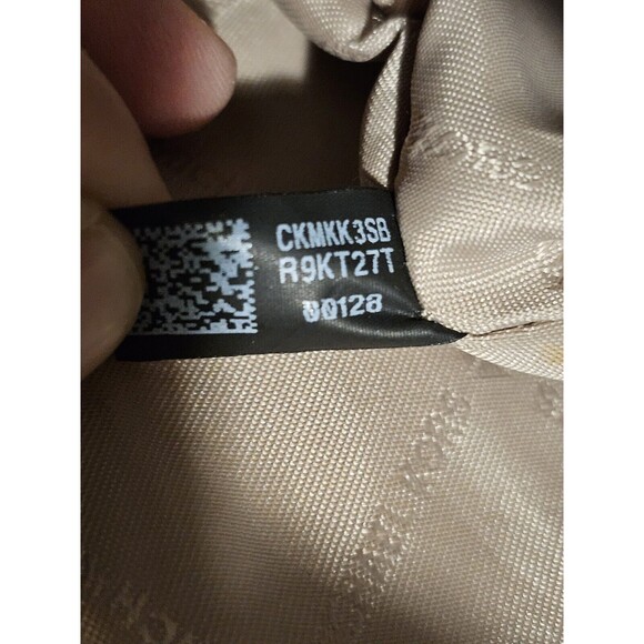 Michael Kors Sinclair Large Logo Tote Bag Brown Canvas Leather 38H9CN2T2B Flaw - Picture 13 of 13